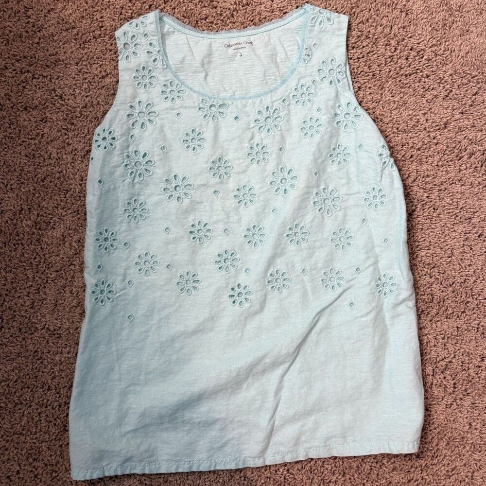 Vintage Vibe Coldwater Creek Floral Tank Top